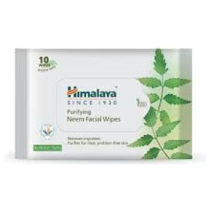 PURIFYING NEEM FACIAL WIPES 10 N HIMALAYA