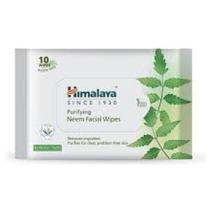 PURIFYING NEEM FACIAL WIPES 10 N HIMALAYA