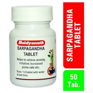 SARPAGANDHA TABLET  50 TAB BAIDYANATH